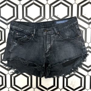 Denim Colab black denim short